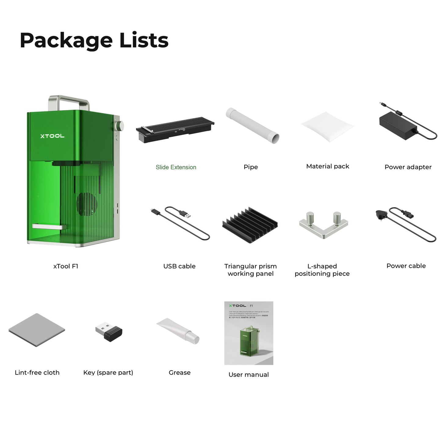 xTool F1 + Slide Extension Bundle