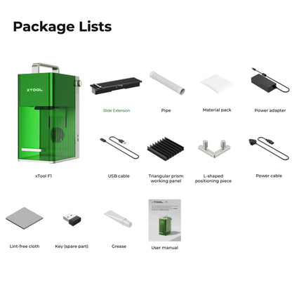 xTool F1 + Slide Extension Bundle
