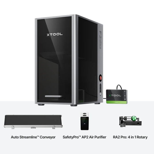 xTool F2 Ultra 60W MOPA & 40W Diode Deluxe Bundle