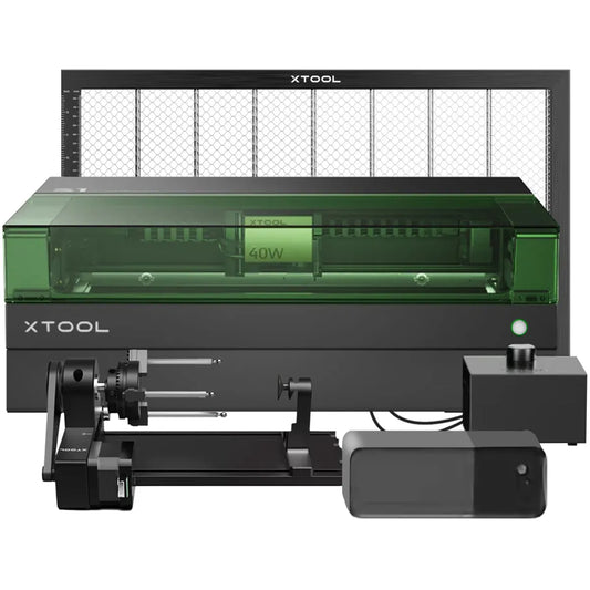 xTool S1 40W Laser Engraver Rotary Bundle